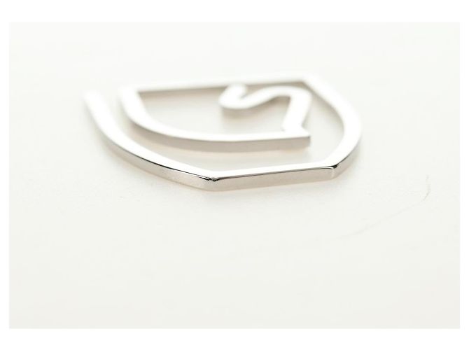 Hermès HERMES Equestre Money Clip metal Silver Auth 184756M Argento - vista 6