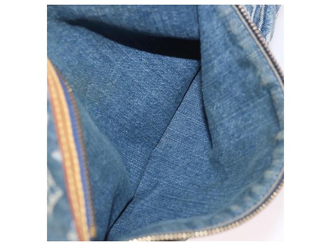 LOUIS VUITTON Monogram Denim Buggy GM Shoulder Bag Blue M95048 LV Auth 184988V - vista 23