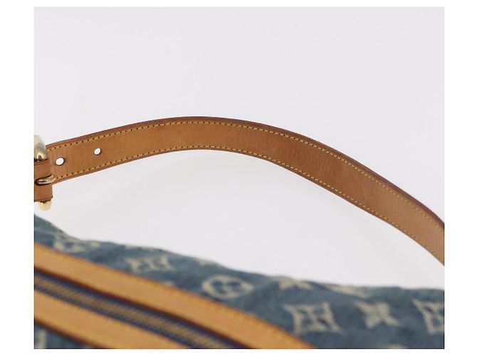 LOUIS VUITTON Monogram Denim Buggy GM Shoulder Bag Blue M95048 LV Auth 184988V - vista 9