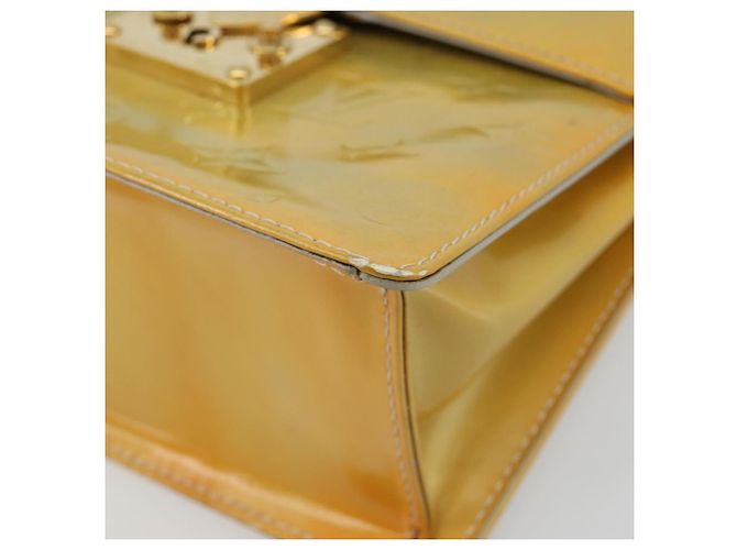 LOUIS VUITTON Monogram Vernis Spring street Hand Bag Gris M91029 LV Auth 184834 Grigio - vista 10