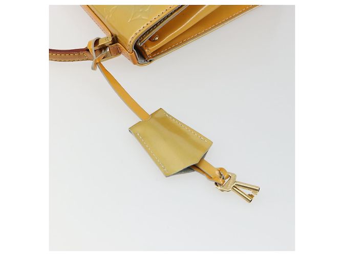 LOUIS VUITTON Monogram Vernis Spring street Hand Bag Gris M91029 LV Auth 184834 Grigio - vista 15
