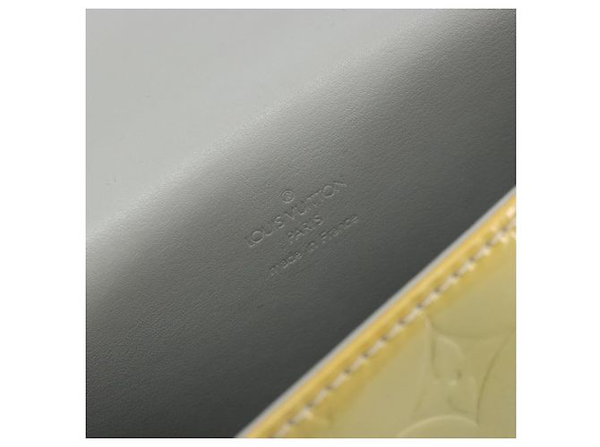 LOUIS VUITTON Monogram Vernis Spring street Hand Bag Gris M91029 LV Auth 184834 Grigio - vista 17