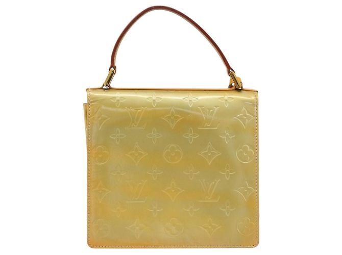 LOUIS VUITTON Monogram Vernis Spring street Hand Bag Gris M91029 LV Auth 184834 Grigio - vista 3