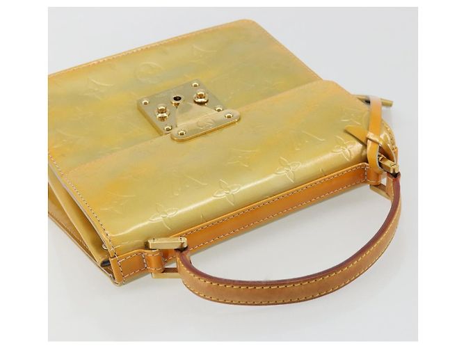 LOUIS VUITTON Monogram Vernis Spring street Hand Bag Gris M91029 LV Auth 184834 Grigio - vista 6