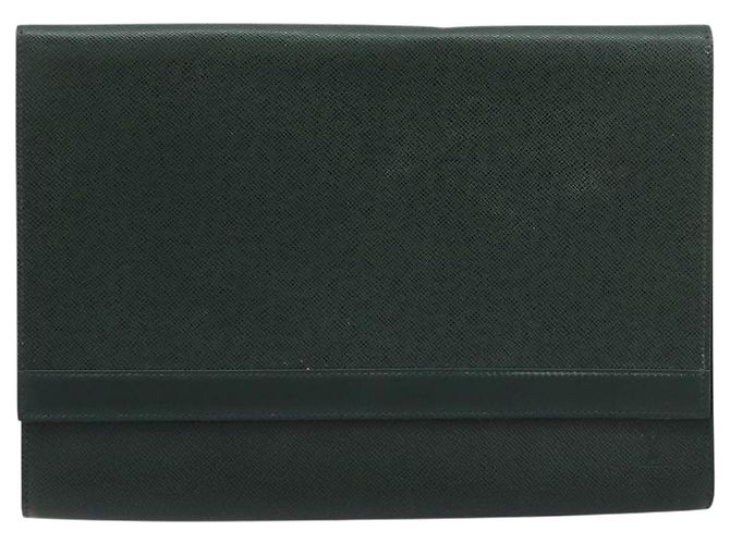 LOUIS VUITTON Valigetta Volga in pelle Taiga Epicea M30204 LV Auth bs35553 - vista 13