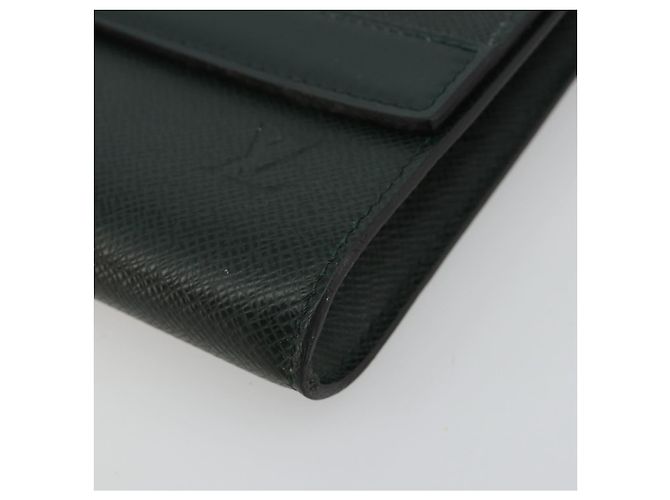 LOUIS VUITTON Valigetta Volga in pelle Taiga Epicea M30204 LV Auth bs35553 - vista 7