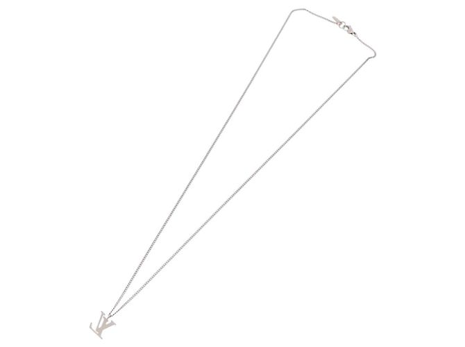 Collana LOUIS VUITTON LV Initials 18K Oro (750) Oro Bianco Autentica 184383SAV D'oro - vista 8