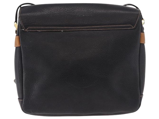 Borsa a tracolla GUCCI in pelle nera e oro Auth ep14739 Nero D'oro - vista 3