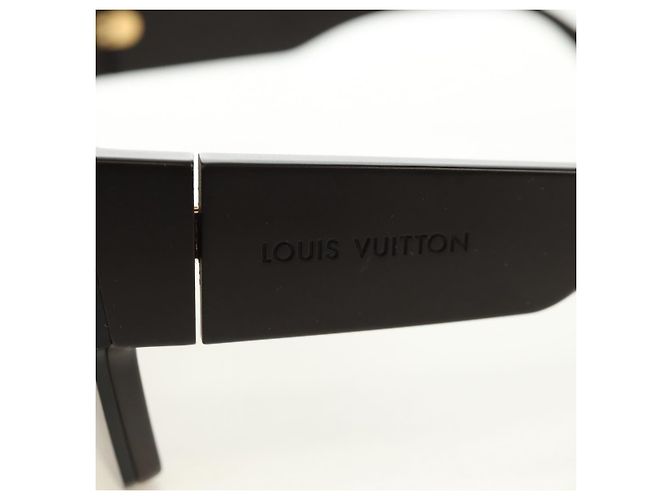 Occhiali da sole LOUIS VUITTON plastica Nero Z1671E LV Auth 184690M - vista 11