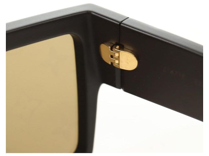 Occhiali da sole LOUIS VUITTON plastica Nero Z1671E LV Auth 184690M - vista 15