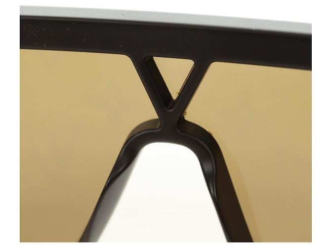 Occhiali da sole LOUIS VUITTON plastica Nero Z1671E LV Auth 184690M - vista 17