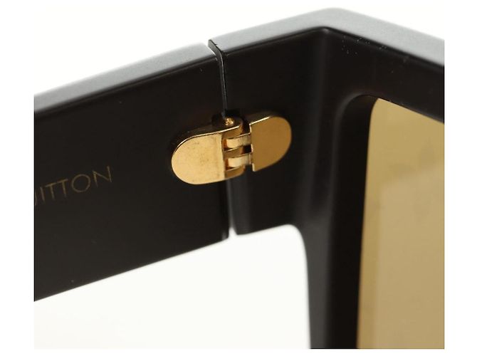 Occhiali da sole LOUIS VUITTON plastica Nero Z1671E LV Auth 184690M - vista 19