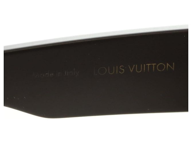 Occhiali da sole LOUIS VUITTON plastica Nero Z1671E LV Auth 184690M - vista 20