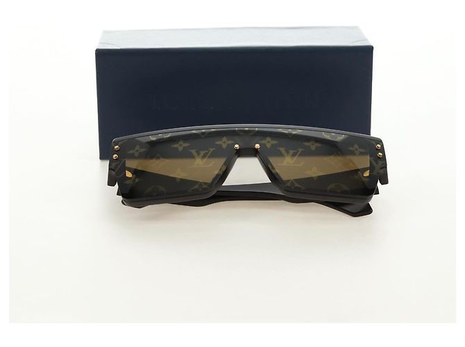 Occhiali da sole LOUIS VUITTON plastica Nero Z1671E LV Auth 184690M - vista 22