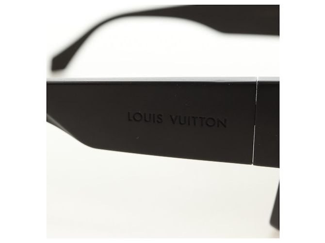 Occhiali da sole LOUIS VUITTON plastica Nero Z1671E LV Auth 184690M - vista 7