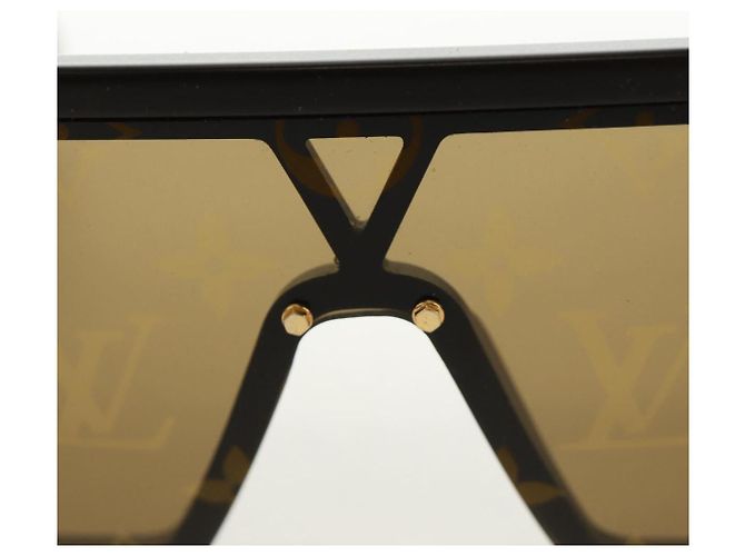 Occhiali da sole LOUIS VUITTON plastica Nero Z1671E LV Auth 184690M - vista 9