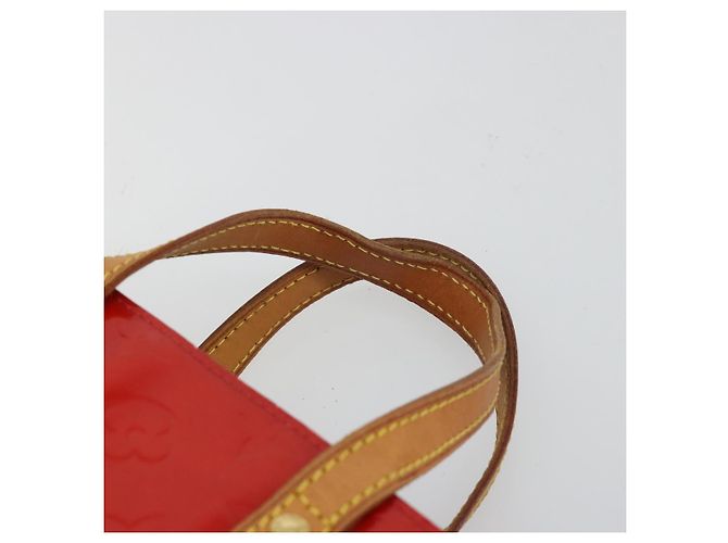 LOUIS VUITTON Borsa Monogram Vernis Reade PM Rosso Rouge M91088 LV Auth ti3946 - vista 15