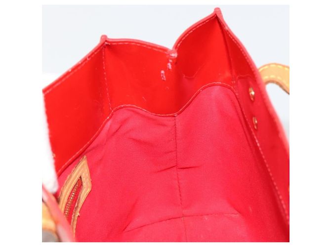 LOUIS VUITTON Borsa Monogram Vernis Reade PM Rosso Rouge M91088 LV Auth ti3946 - vista 22