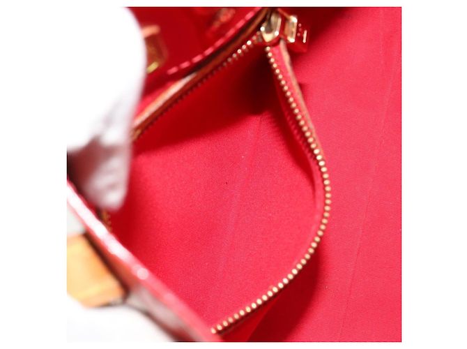 LOUIS VUITTON Borsa Monogram Vernis Reade PM Rosso Rouge M91088 LV Auth ti3946 - vista 25