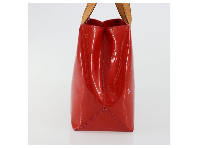 LOUIS VUITTON Borsa Monogram Vernis Reade PM Rosso Rouge M91088 LV Auth ti3946 - vista 5