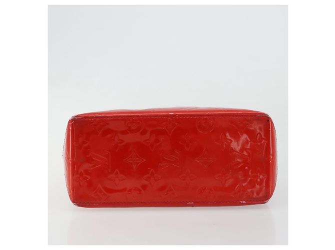 LOUIS VUITTON Borsa Monogram Vernis Reade PM Rosso Rouge M91088 LV Auth ti3946 - vista 7