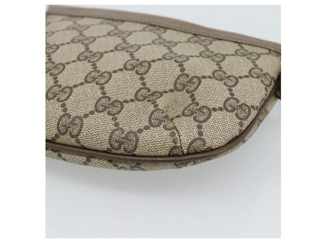 GUCCI GG Supreme Schultertasche PVC Beige Gold 904 02 020 Auth 184952 Golden - Ansicht 12