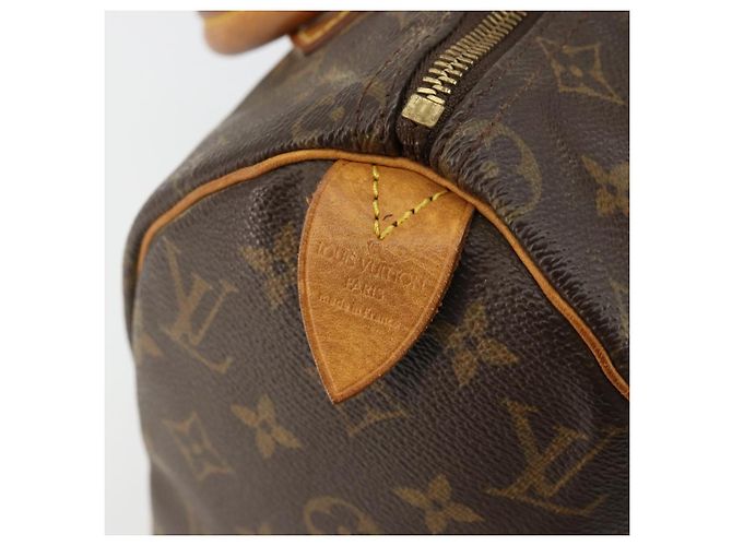 LOUIS VUITTON Borsa Monogram Speedy 25 M41528 LV Auth 184955V Monogramma - vista 17