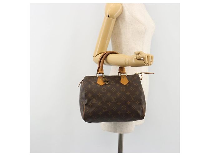 LOUIS VUITTON Borsa Monogram Speedy 25 M41528 LV Auth 184955V Monogramma - vista 23