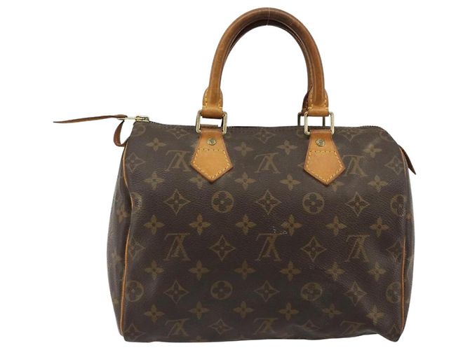 LOUIS VUITTON Borsa Monogram Speedy 25 M41528 LV Auth 184955V Monogramma - vista 3