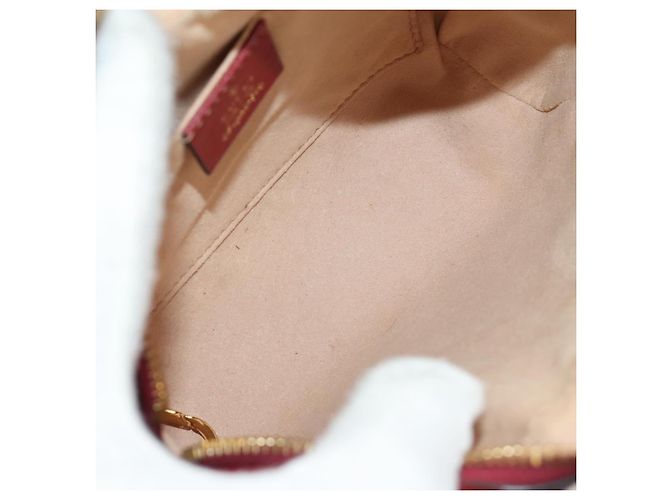 Borsa GUCCI Collaborazione Doraemon Micro GG Supreme PVC Beige 647784 Auth 184387M D'oro - vista 21