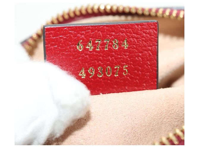 Borsa GUCCI Collaborazione Doraemon Micro GG Supreme PVC Beige 647784 Auth 184387M D'oro - vista 26