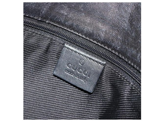 Borsa GUCCI GG Canvas Nera Oro 002 1099 Auth ka4695 Nero D'oro - vista 15
