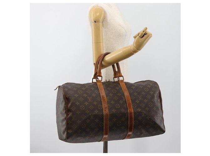 LOUIS VUITTON Monogram Keepall 45 Boston Bag M41428 LV Auth ar13921 - view 19