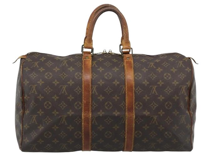 LOUIS VUITTON Monogram Keepall 45 Boston Bag M41428 LV Auth ar13921 - view 3