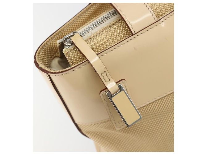Céline CELINE Tote Bag Canvas Beige Gold CC Auth ti3959 Golden - Ansicht 16