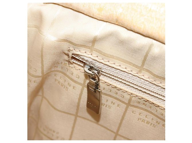 Céline CELINE Tote Bag Canvas Beige Gold CC Auth ti3959 Golden - Ansicht 21