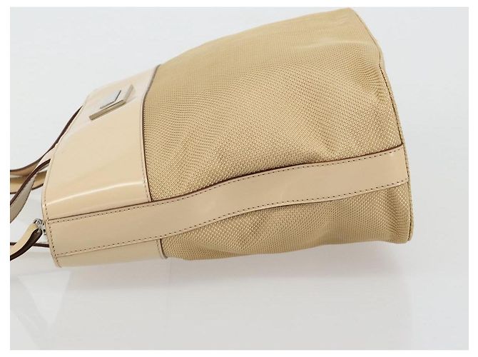 Céline CELINE Tote Bag Canvas Beige Gold CC Auth ti3959 Golden - Ansicht 5