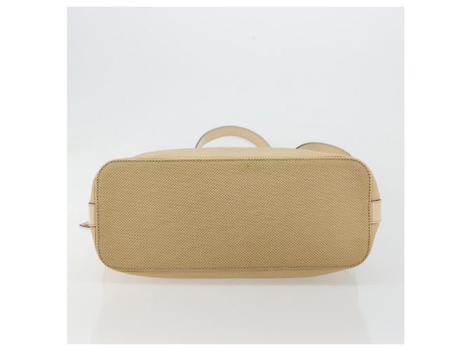 Céline CELINE Tote Bag Canvas Beige Gold CC Auth ti3959 Golden - Ansicht 9