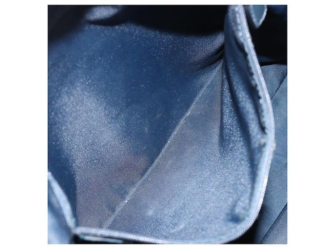 Borsa a tracolla Christian Dior Trotter Canvas Navy Silver Auth 184967A Argento Blu navy - vista 21