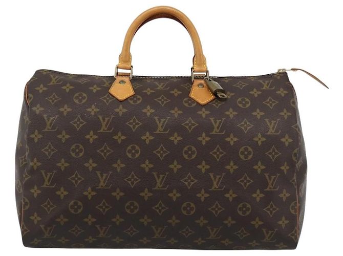 LOUIS VUITTON Borsa Monogram Speedy 40 M41522 LV Auth 184948V Monogramma - vista 2