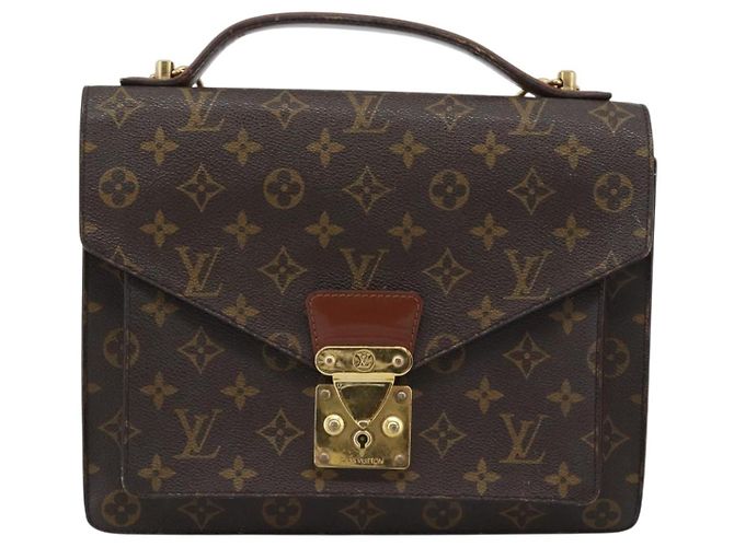 LOUIS VUITTON Borsa Monogram Monceau 28 M51185 LV Auth ka4666 Monogramma - vista 13
