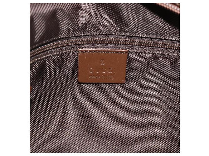 Borsa a Spalla GUCCI GG Canvas Beige Argento 90476 Auth ep14683 - vista 17