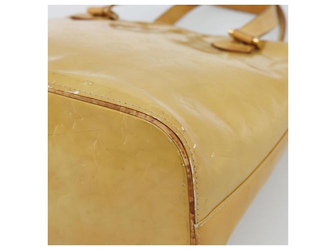 LOUIS VUITTON Borsa Monogram Vernis Houston Beige M91004 LV Auth ti3941 - vista 12