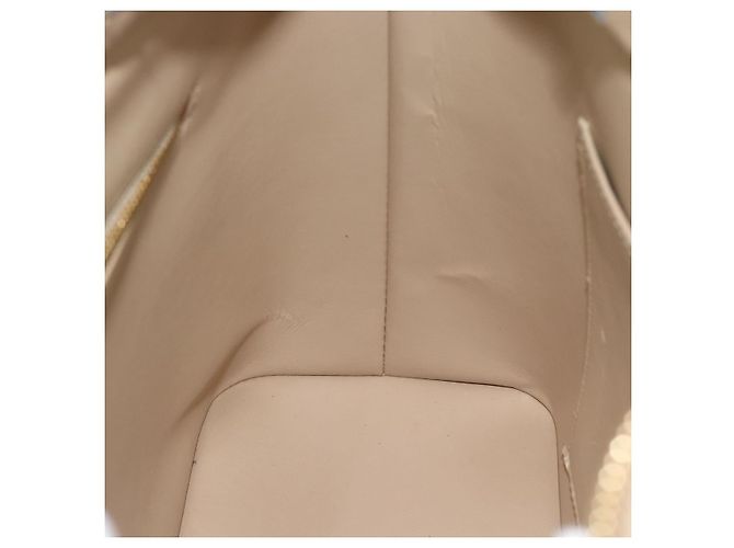 LOUIS VUITTON Borsa Monogram Vernis Houston Beige M91004 LV Auth ti3941 - vista 19