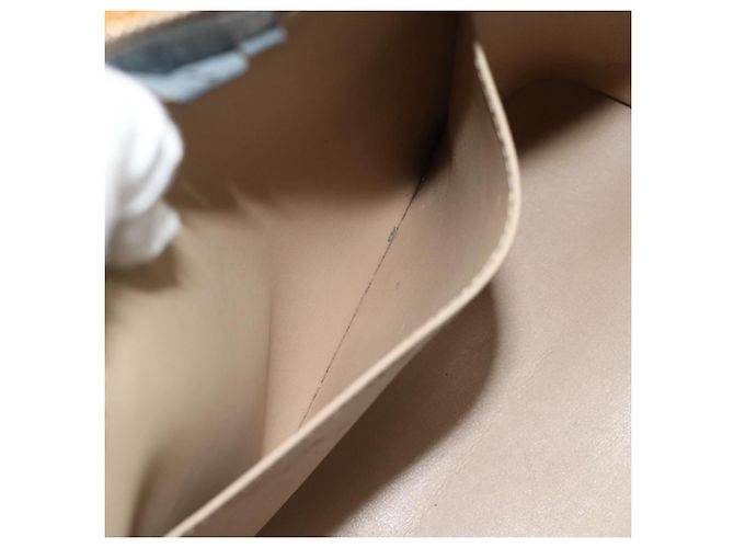 LOUIS VUITTON Borsa Monogram Vernis Houston Beige M91004 LV Auth ti3941 - vista 20