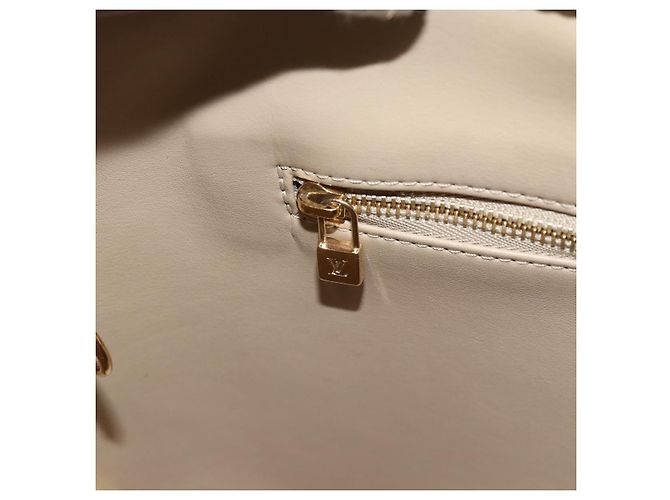 LOUIS VUITTON Borsa Monogram Vernis Houston Beige M91004 LV Auth ti3941 - vista 21