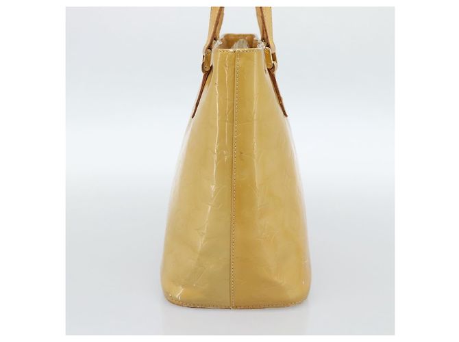 LOUIS VUITTON Borsa Monogram Vernis Houston Beige M91004 LV Auth ti3941 - vista 4