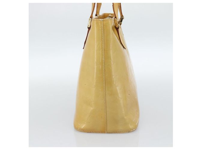LOUIS VUITTON Borsa Monogram Vernis Houston Beige M91004 LV Auth ti3941 - vista 5