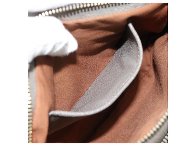 Borsa a Spalla Miu Miu in Pelle Marrone Oro Auth 185116A D'oro - vista 20