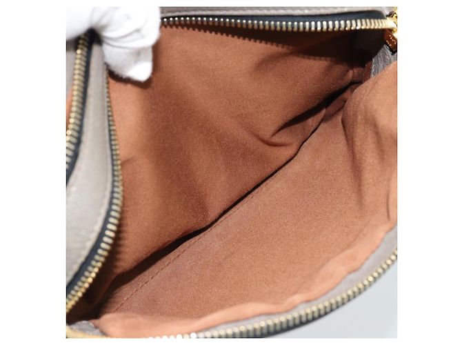 Borsa a Spalla Miu Miu in Pelle Marrone Oro Auth 185116A D'oro - vista 21